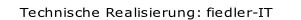 Technische Realisierung: fiedler-IT